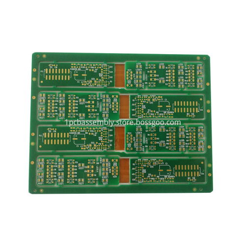 Black Double Sided Rigid Flex PCB Circuit Board